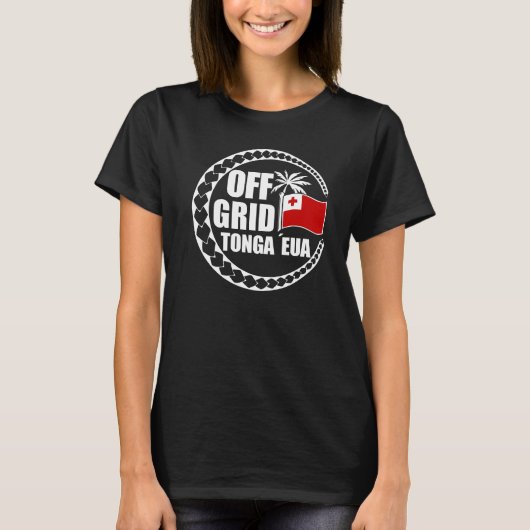 Off Grid Tonga Eua Lifestyle T-shirt (Voorkant)