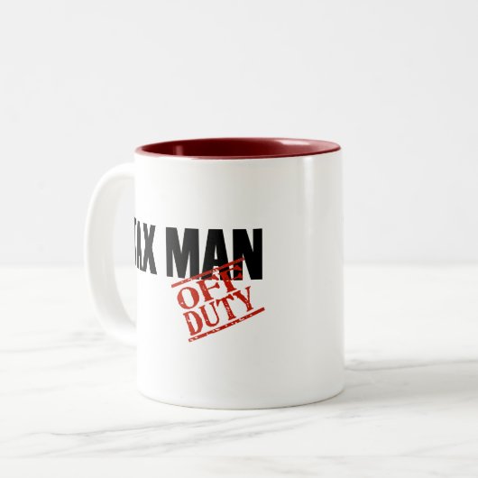 OFF MAN BELASTINGHEFFING TWEEKLEURIGE KOFFIEMOK (Voorkant links)