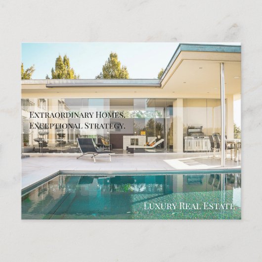 Off-Market Luxury Real Estate Postcard | Private Flyer (Voorkant)