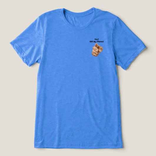 Off My Planet Basic T-Shirt (Design voorkant)