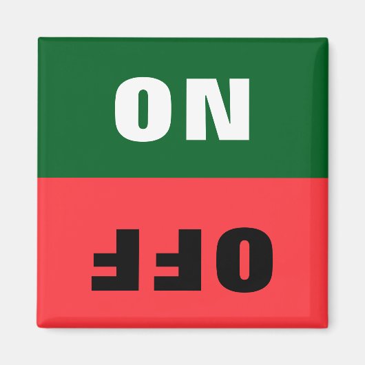 Off On Magneet (Voorkant)