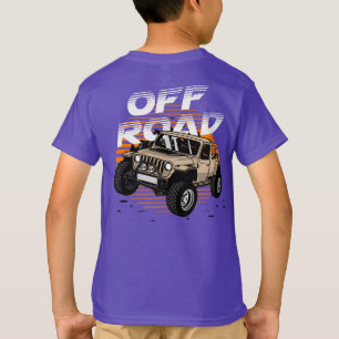 Off-road 4 X 4 Berg Zonsondergang T-shirt