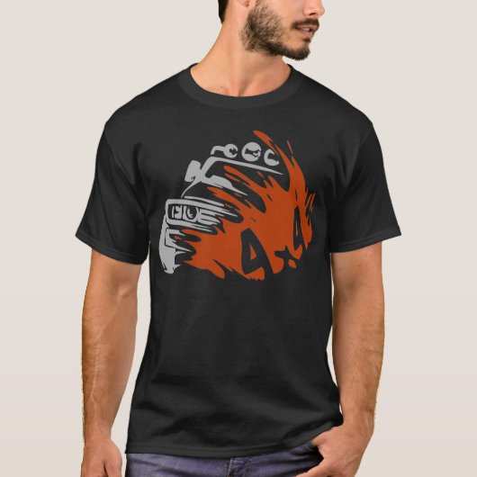 OFF ROAD 4X4 T-SHIRT (Voorkant)