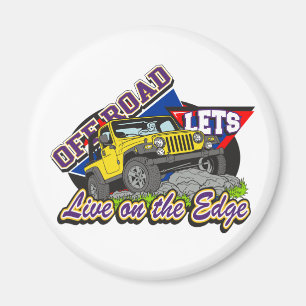 Off road aan de rand magneet