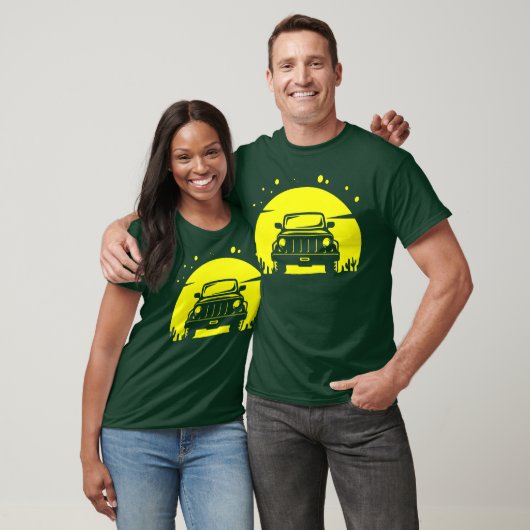 Off Road Adventure Sport Retro girl T-shirt (Unisex)