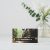 Off Road Adventures Truck Business Cards Visitekaartje (Staand voorkant)