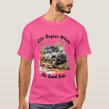Off-road auto avontuur T-shirts