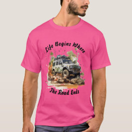 Off-road auto avontuur T-shirts