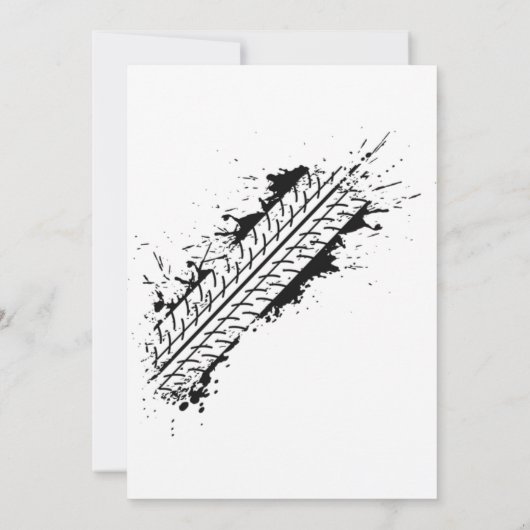 Off-road auto avontuur uitnodiging (Achterkant)