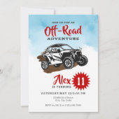 Off Road Avontuur ATV Monster Truck Verjaardag Kaart (Voorkant)