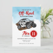 Off Road Avontuur ATV Monster Truck Verjaardag Kaart (Staand voorkant)