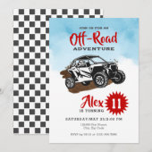 Off Road Avontuur ATV Monster Truck Verjaardag Kaart (Voorkant / Achterkant)