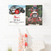 Off Road Avontuur ATV Monster Truck Verjaardag Spandoek (Insitu)
