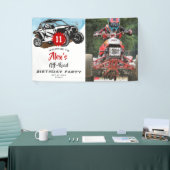 Off Road Avontuur ATV Monster Truck Verjaardag Spandoek (Beurs)
