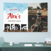 Off Road Avontuur Dirtbike Motorcross Dag Welkom Spandoek (Beurs)