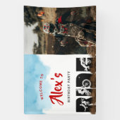 Off Road Avontuur Dirtbike Motorcross Dag Welkom Spandoek (Verticaal)