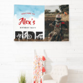 Off Road Avontuur Dirtbike Motorcross Dag Welkom Spandoek (Insitu)