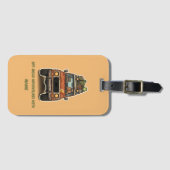 Off-Road Capybara Kampeer Aangepast Bagagelabel (Voorkant (horizontaal))