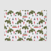 Off-Road Christmas Wrapping Paper Tissuepapier (Voorkant)