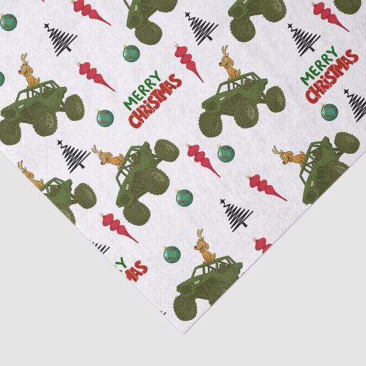 Off-Road Christmas Wrapping Paper Tissuepapier (Detail)