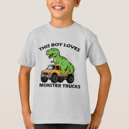 Off-Road Dino Rijdende monstertruck T-shirt