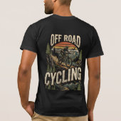 Off Road Fietsen Vintage Berg T-shirt (Achterkant)