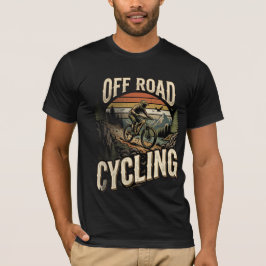 Off Road Fietsen Vintage Berg T-shirt