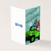 Off Road Kerstman Kaart (Buitenkant)