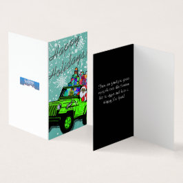 Off Road Kerstman Kaart