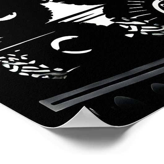 Off-Road Legend Silhouette Poster (Hoek)