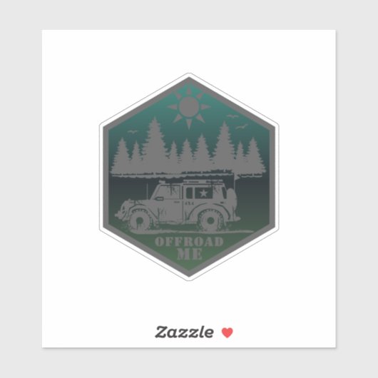 OFF ROAD ME Wilderness GW Sticker (Vel)