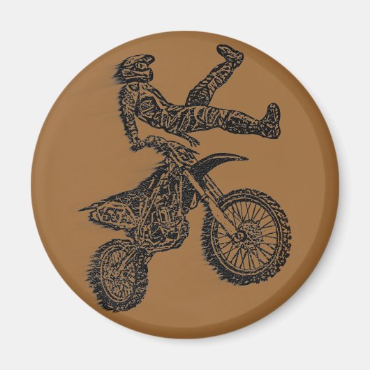 Off-road moto magneet (Voorkant)