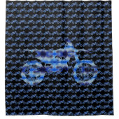 Off-road motorfiets douchegordijn (Voorkant)