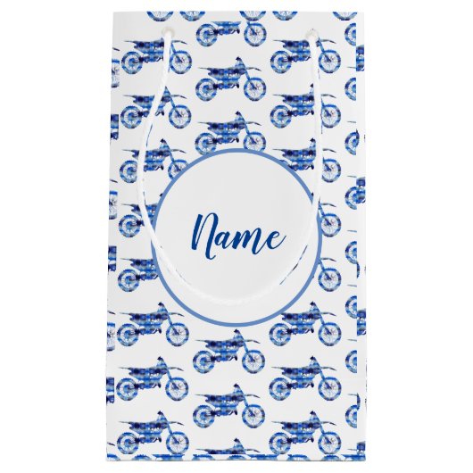 Off-road motorfiets gepersonaliseerd klein cadeauzakje (Voorkant)