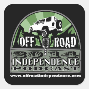Off-Road Onafhankelijkheid 3 "x3" stickers van de 