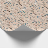 Off-road racen, naadloos. cadeaupapier (Hoek)