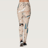 Off-road racen, naadloos. leggings (Achterkant)