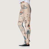 Off-road racen, naadloos. leggings (Links)