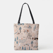Off-road Racing. Mountain Forest Rally. Speelgoed Tote Bag (Achterkant)
