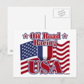 Off Road Racing USA Briefkaart (Voorkant / Achterkant)