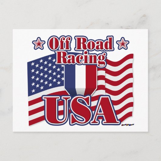 Off Road Racing USA Briefkaart (Voorkant)