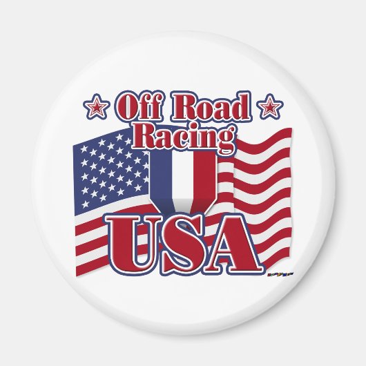 Off Road Racing USA Magneet (Voorkant)