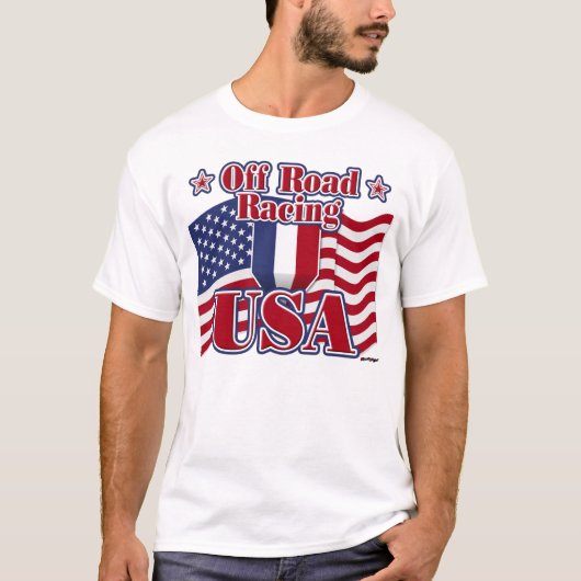 Off Road Racing USA T-shirt (Voorkant)