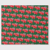 Off Road Santa Wrapping Paper Cadeaupapier (Vlak)