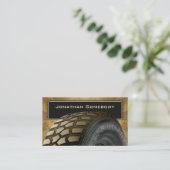 Off Roaders Tire Business Card Template 14 Visitekaartje (Staand voorkant)