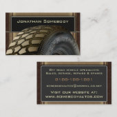 Off Roaders Tire Business Card Template 15 Visitekaartje (Voorkant / Achterkant)