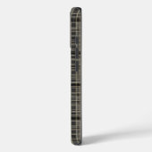 Off-set Modern Plaid Grijs Case-Mate iPhone Case (Achterkant / Links)