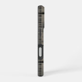 Off-set Modern Plaid Grijs iPhone 16 Hoesje (Rechterkant)