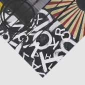 Off Street Collage door Edward Martin Tissuepapier (Detail)