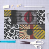 Off Street Collage door Edward Martin Tissuepapier (Craft)